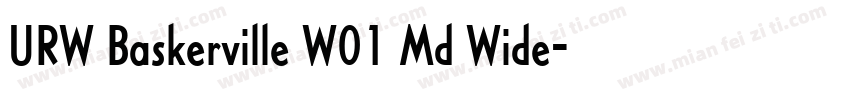 URW Baskerville W01 Md Wide字体转换